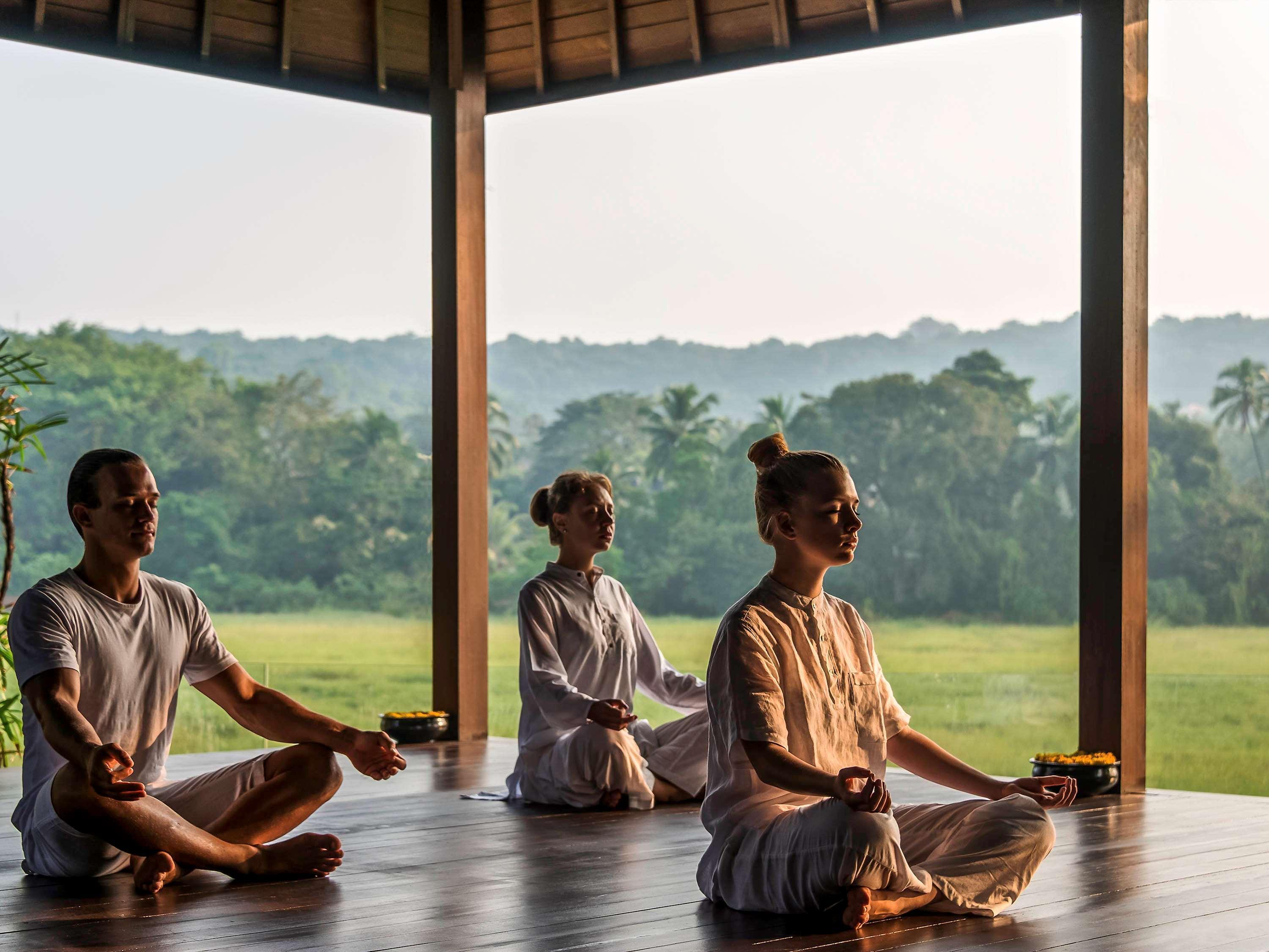 ノボテル ゴア リゾート&スパ アン アコーホテルズ ブランド カンドリム エクステリア 写真 Meditation at the Banyan Retreat